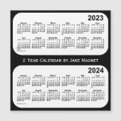 2023-2024 2 jaar zwart-wit agenda van Janz (Voorkant)