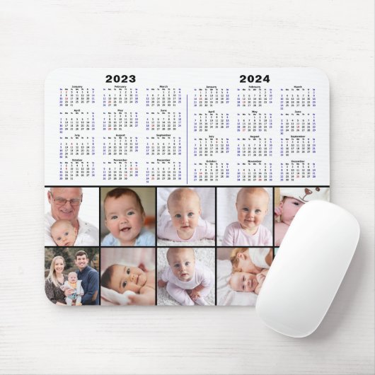 2023 - 2024 - Aangepaste tijdreeks - Foto modern Muismat (Met muis)