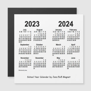 2023-2024 Agenda van het Witte Schooljaar van Janz