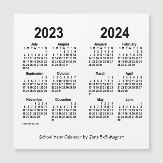 2023-2024 Agenda van het Witte Schooljaar van Janz (Voorkant)