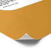 2023-2024 Gold 2 Year Wall Calendar van Janz Poster (Hoek)