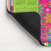 2023-2024 Kalender Mousepad, Grandmas Garden Green Muismat (Hoek)