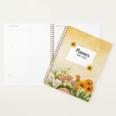 2023-2024 maandelijkse weekplanner met bloem planner (Display)