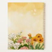 2023-2024 maandelijkse weekplanner met bloem planner (Achterkant)