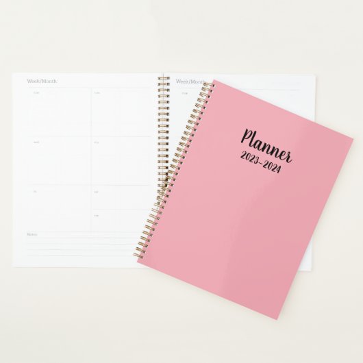 2023-2024 roze Maandelijkse/Weekplanner Planner (Display)