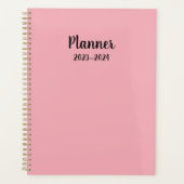 2023-2024 roze Maandelijkse/Weekplanner Planner (Voorkant)