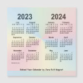 2023-2024 Schoolagenda voor de regenboog van Janz (Voorkant)