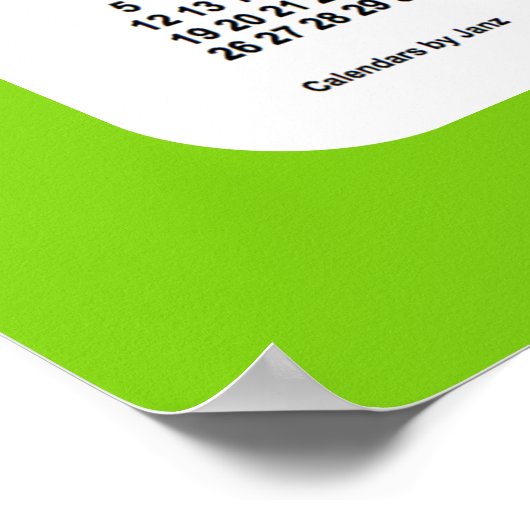 2023-2024 Schoolkalender van Janz Poster (Hoek)