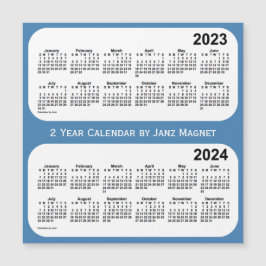 2023-2024 Steel Blue 2 Year Agenda van Janz