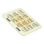 2023-2024 Zonnedagen Schoolkalender van Janz 4x3 Magneet (Rechterzijde)