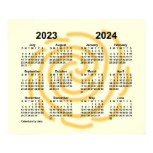 2023-2024 Zonnige Dagen Schooljaar Kalender van Ja