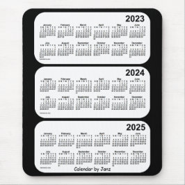 2023-2025 Agenda zwart-wit 3 jaar door Janz Muismat