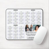 2023 - 2025 Tijdelijk Modern Business Minimalist Muismat (Met muis)