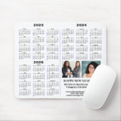 2023 - 2025 Tijdelijk Modern Business Minimalist Muismat (Met muis)