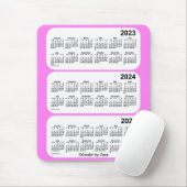 2023-2025 Violet 3 Year Agenda van Janz Muismat (Met muis)