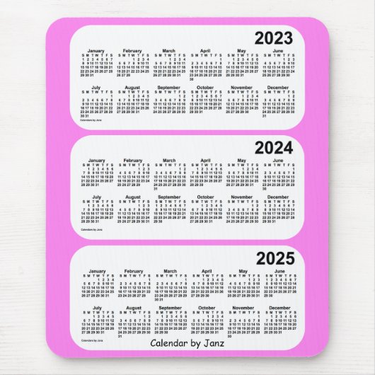 2023-2025 Violet 3 Year Agenda van Janz Muismat (Voorkant)
