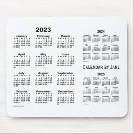 2023-2025 White 3 Year Agenda van Janz Muismat
