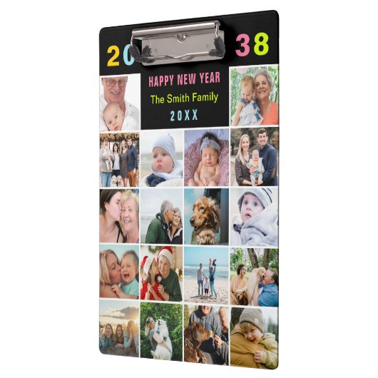 2023-2026 Aangepaste kalenderreeks 18 Foto-collage Klembord (Links)