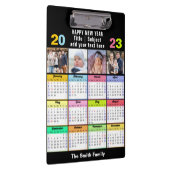 2023-2026 Aangepaste kalenderreeks 4 Foto modern Klembord (Rechts)