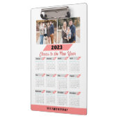 2023-2026 Aangepaste tijdreeks Foto modern Klembord (Links)