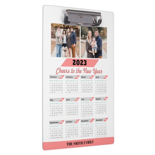 2023-2026 Aangepaste tijdreeks Foto modern Klembord (Rechts)