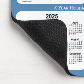 2023-2026 Steel Blue Holiday Agenda van Janz Muismat (Hoek)