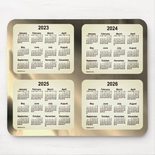 2023-2026 Sun Shadows 4 jaar kalender door Janz Muismat (Voorkant)