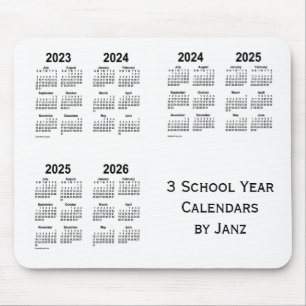 2023-2026 Witte kalenders voor het 3-schooljaar va Muismat