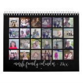 2023 - 24 Foto - 2 per maand moderne familie Kalender (Hoes)
