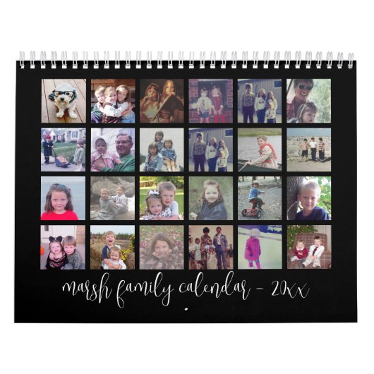 2023 - 24 Foto - 2 per maand moderne familie Kalender (Hoes)