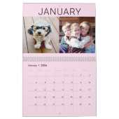 2023 - 24 Foto - Moderne familie - Blush roze Kalender (Jan 2026)