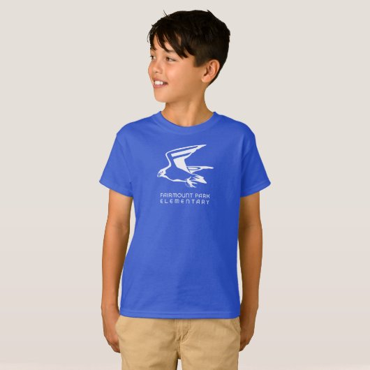 2023-24 FPE Falcon Blue Boys T-shirt (Voorkant volledig)