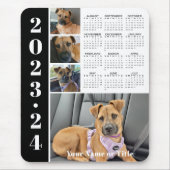 2023-24 schooljaar in een oogopslag 4 foto's muismat (Voorkant)