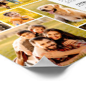 2023-24 Schoolkalender 6 Foto's Gepersonaliseerd Poster (Hoek)