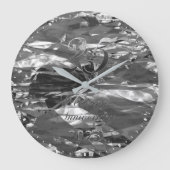 2023 25th Silver Wedding Jubileum Elegant Grote Klok (Voorkant)