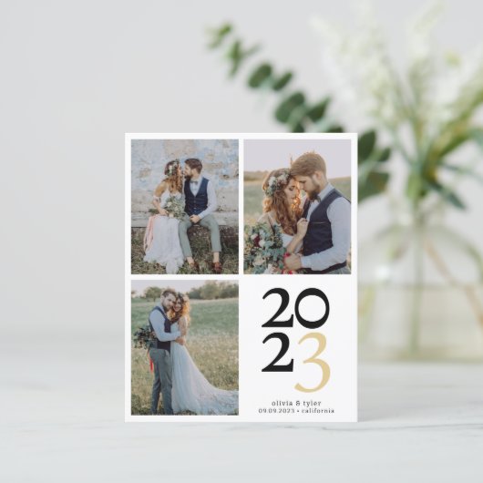 2023 3 Foto bruiloft - Hartelijk dank (Staand voorkant)