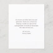 2023 3 Foto bruiloft - Hartelijk dank (Achterkant)