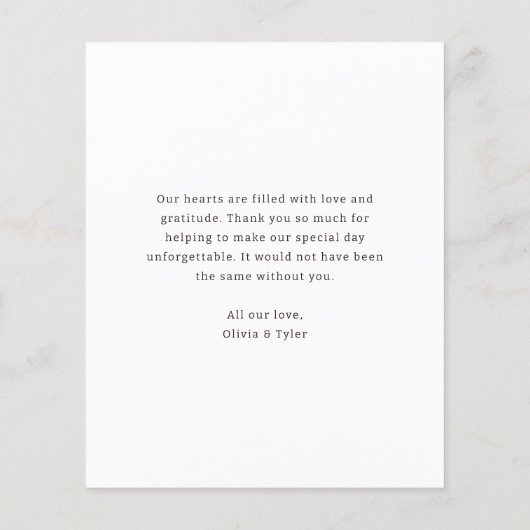 2023 3 Foto bruiloft - Hartelijk dank (Achterkant)