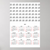 2023 Aangepast Creëer Uw eigen kalender-Poster Poster (Voorkant)