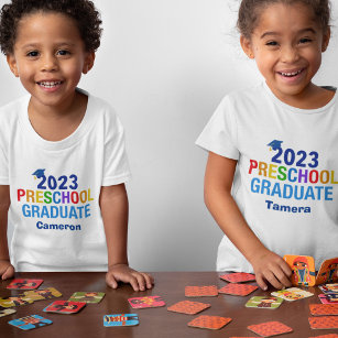 2023 Aangepast pre-schoolse Afstuderen PreK Afstud Kinder Shirts