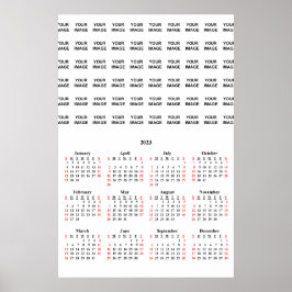 2023 Aangepaste Maak Je Eigen Kalender Poster