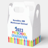 2023 Aangepaste Pre-school Afstuderen Pre-K School Bedankdoosjes (Geopend)