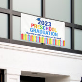 2023 Aangepaste school voor voorschoolse Afstudere Spandoek (Buitenkant Gebouw)