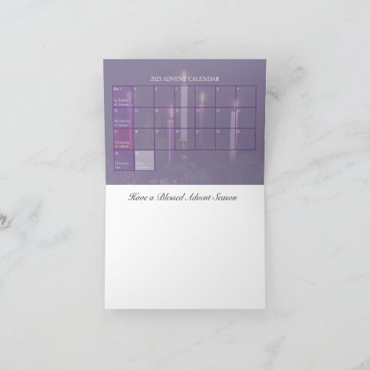 2023 Advent Kaart (Binnen)