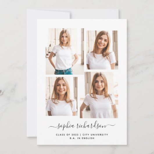 2023 Afgestudeerde | Modern Multi Foto Collage Lay (Voorkant)