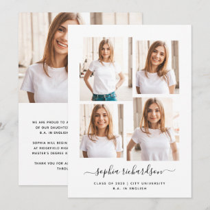 2023 Afgestudeerde   Modern Multi Foto Collage Lay