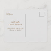 2023 Afstudeerder Foto Aankondiging Briefkaart (Achterkant)