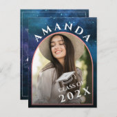2023 Afstudeerder Foto Afstuderen Aankondiging uit Briefkaart (Voorkant / Achterkant)
