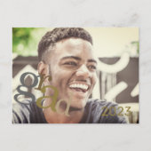 2023 Afstudeerder Foto Brown Tones Announcement Ka Briefkaart (Voorkant)