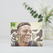 2023 Afstudeerder Foto Brown Tones Announcement Ka Briefkaart (Staand voorkant)